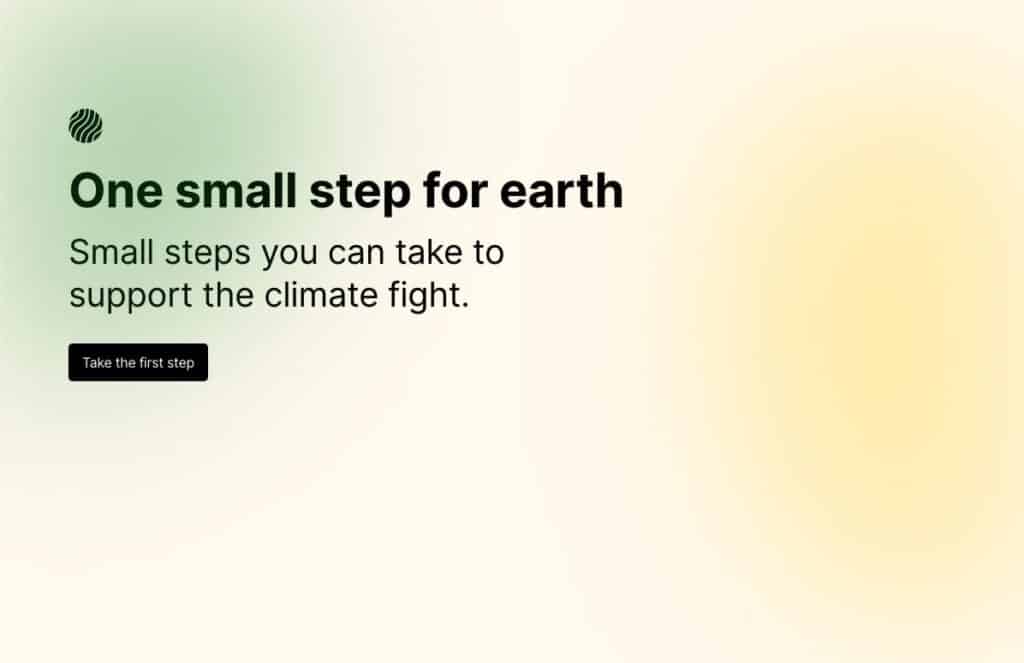 One small step for earth