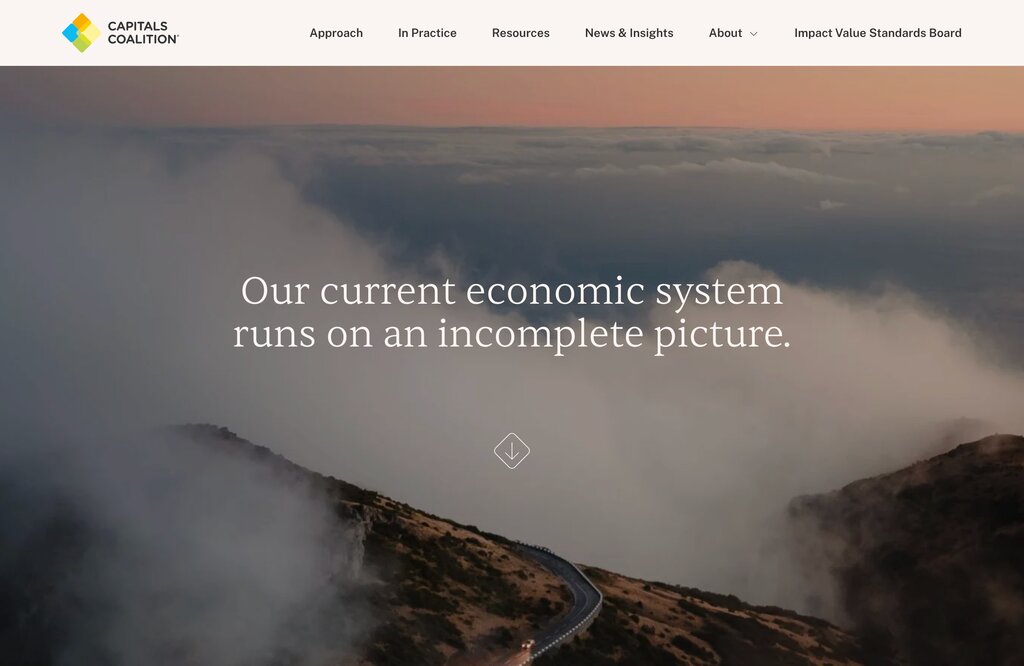 Capitals Coalition website homepage